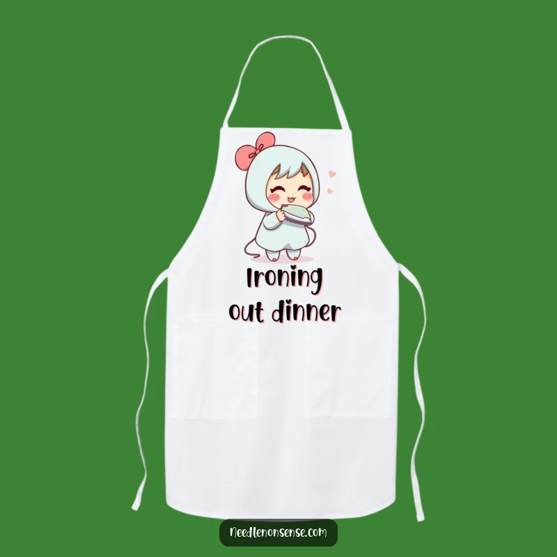 Funny Air Wrinkle Master Apron: Stylish Protection for the Domestic Warrior!