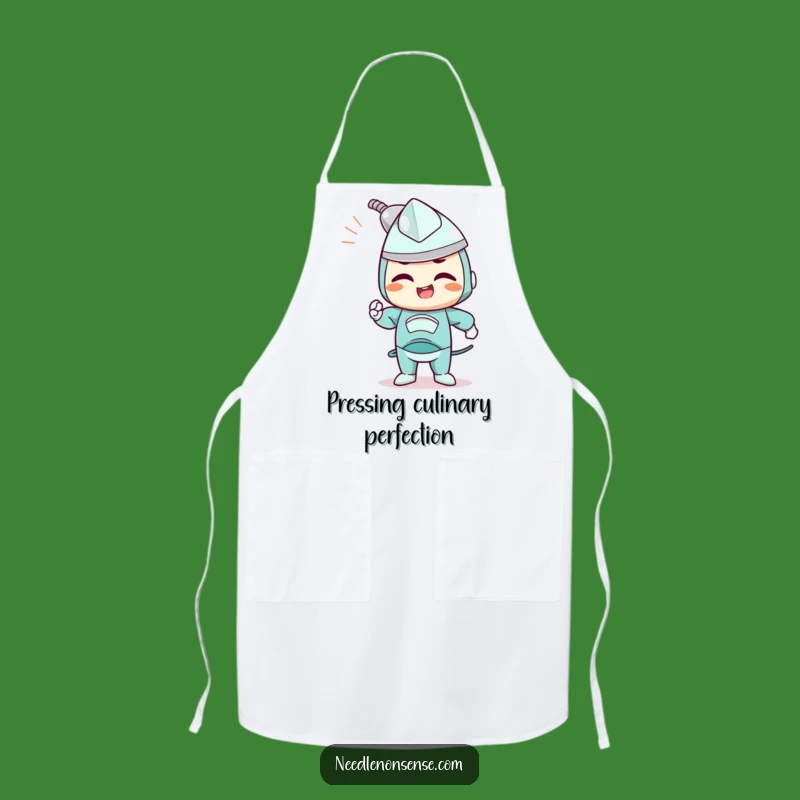 Funny Determined Iron Apron - Kitchen Ready, Hilarious Gift