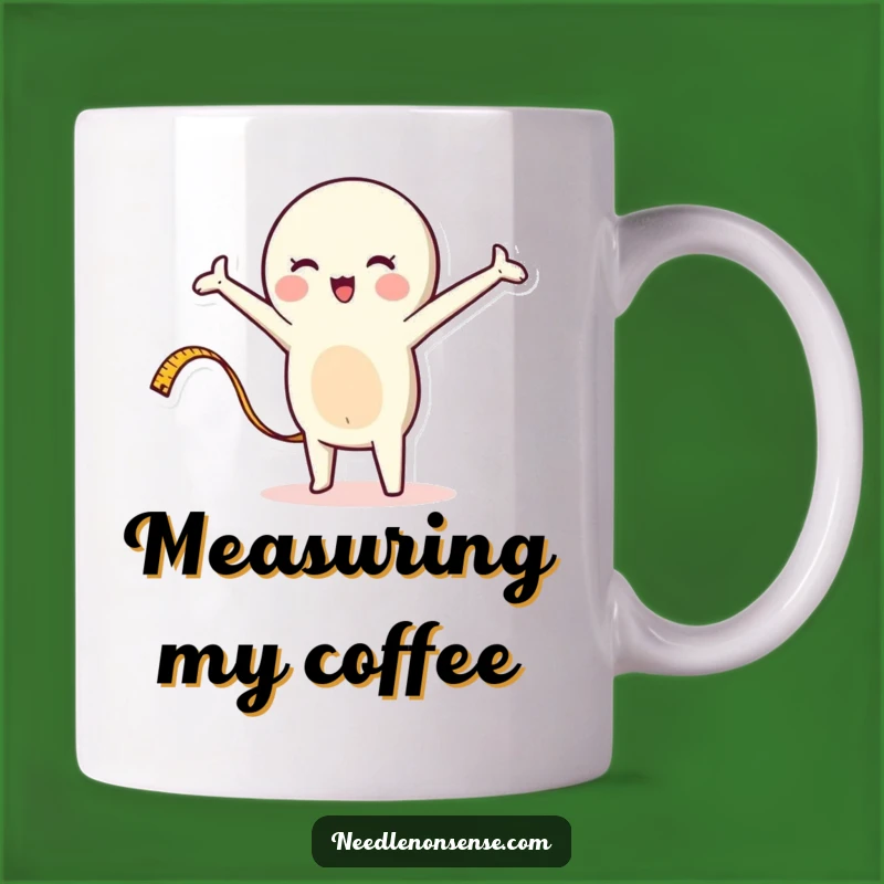 Funny Measuring Tape Mug: Hilarious Crafting Gift for DIY Enthusiasts