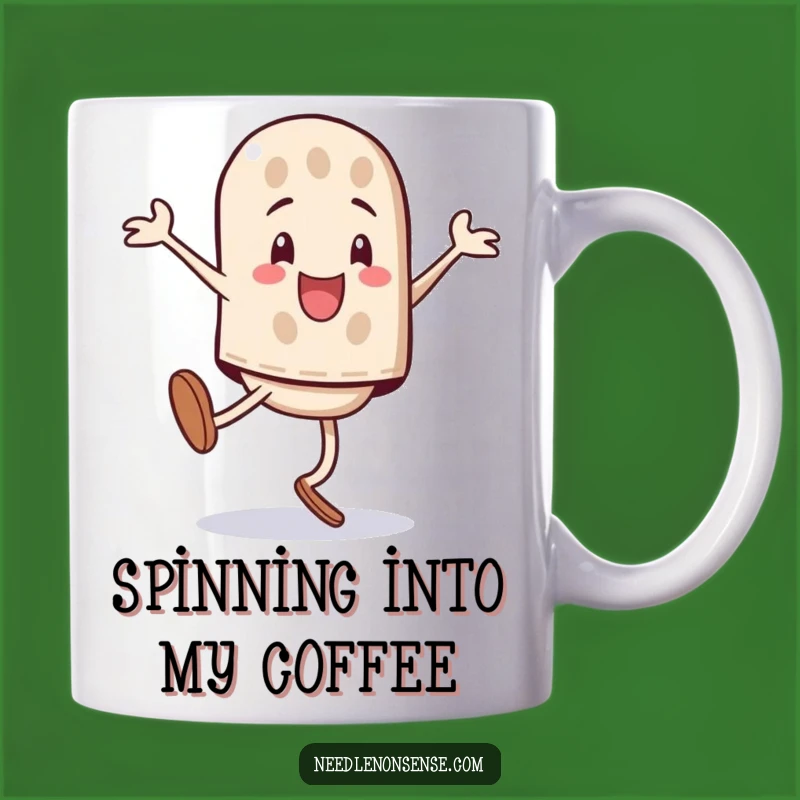 Funny Thimble Cartwheel Mug: Playful Acrobat Fun, The Ultimate Funny Gift