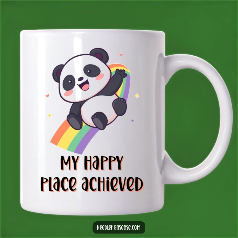 Funny Kawaii Panda Rainbow Slide Mug - The Ultimate Funny Gift for Panda Lovers