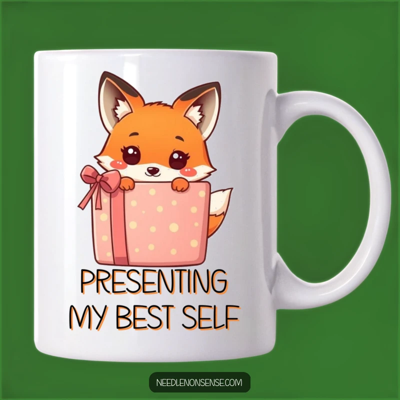 Funny Kawaii Fox Gift Mug - Adorable Surprise for Fox Lovers!