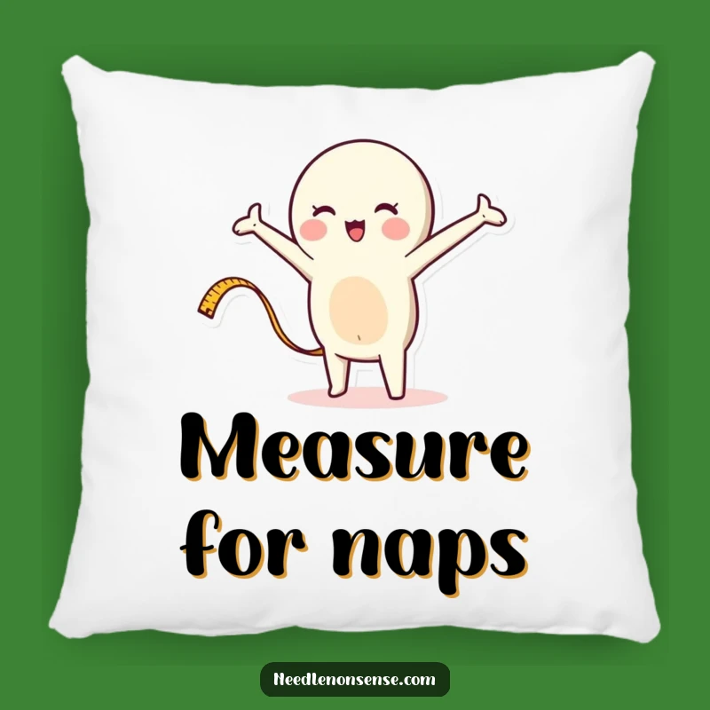 Funny Measuring Tape Pillow: Cozy Comfort with a Tool-Themed Design