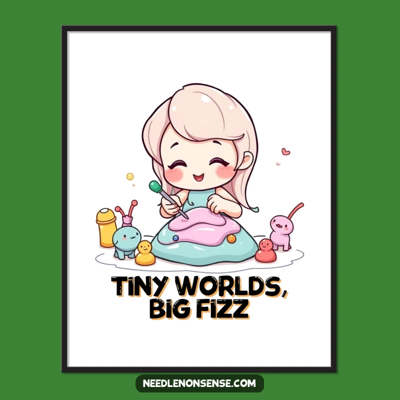 Funny Soda Sculpting Digital Art - Instant Creative Decor Download