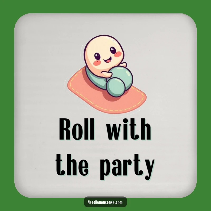 Funny Button Coaster: Protect Surfaces with Playful Charm