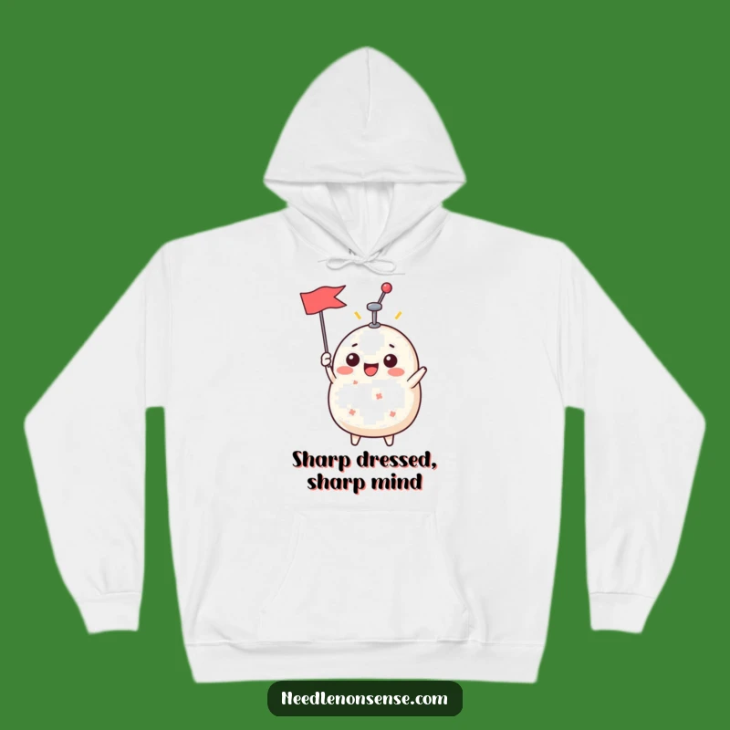 Funny Pin Cushion Champion Hoodie - Cozy & Hilarious Sewing Fan Gift