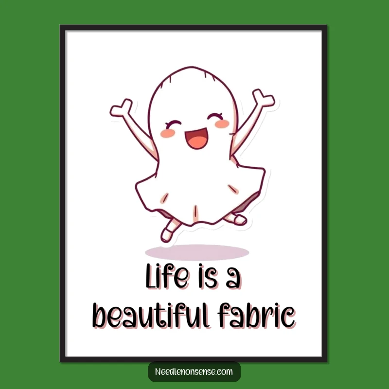 Free Printable Wall Art: Fabric Scrap Cartwheel, Whimsical Downloadable Decor