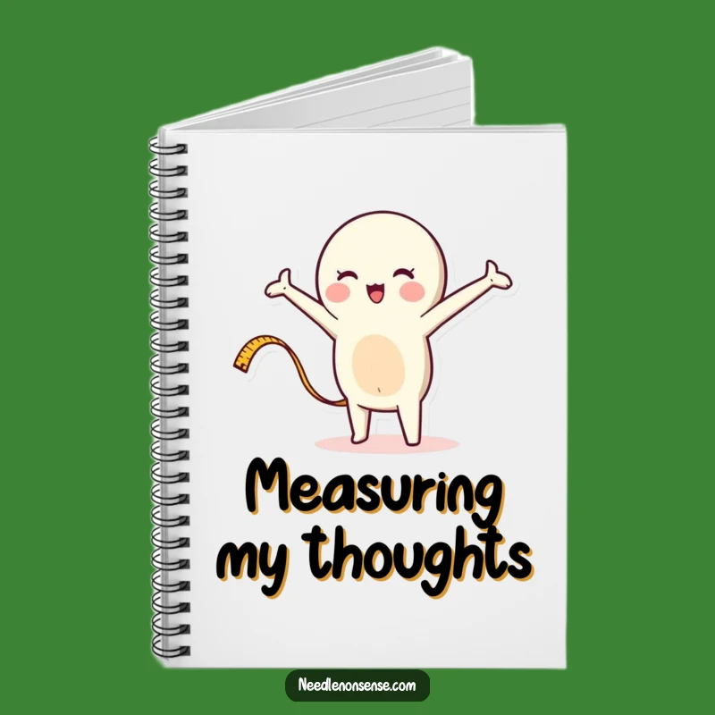 Funny Measuring Tape Notebook: Plan Your Projects with Precision and Humor
