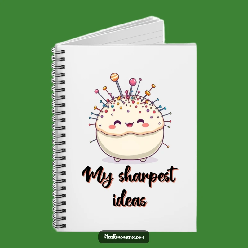 Funny Pincushion Notebook: Capture Ideas with Sparkling Precision