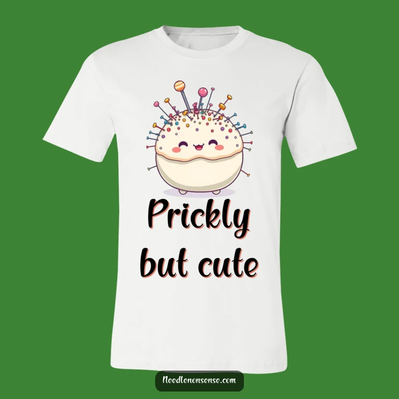 Funny Pincushion T-Shirt: Wear Your Love for Sewing with Sparkle