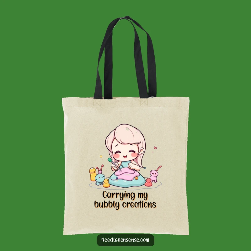 Funny Soda Sculpting Tote Bag - Carry Your Creations in Style