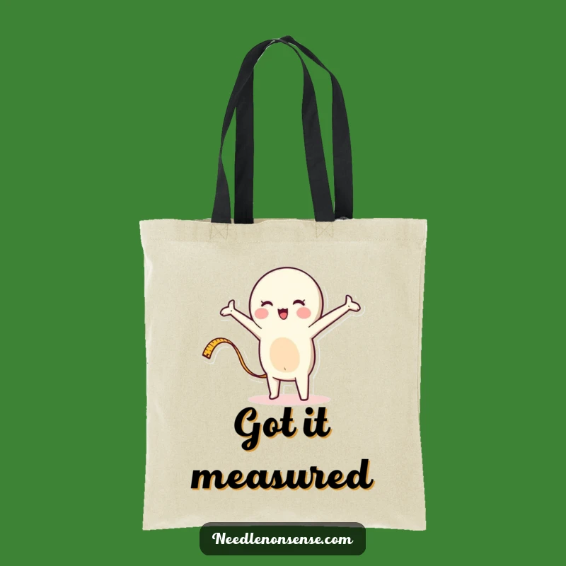 Funny Measuring Tape Tote Bag: Carry Your Tools with Humorous Style